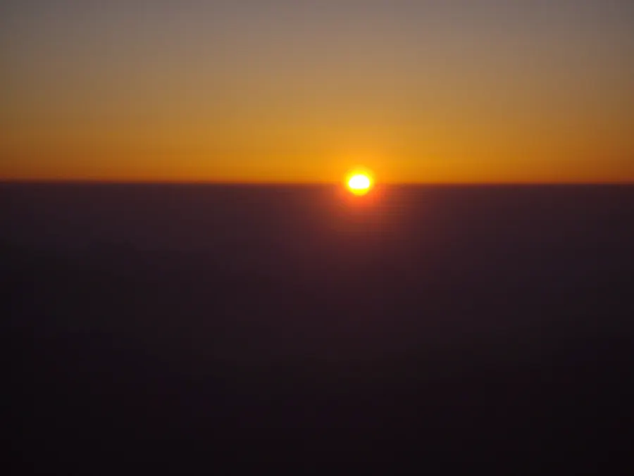 Sunrise from the summit of Mount Sinai