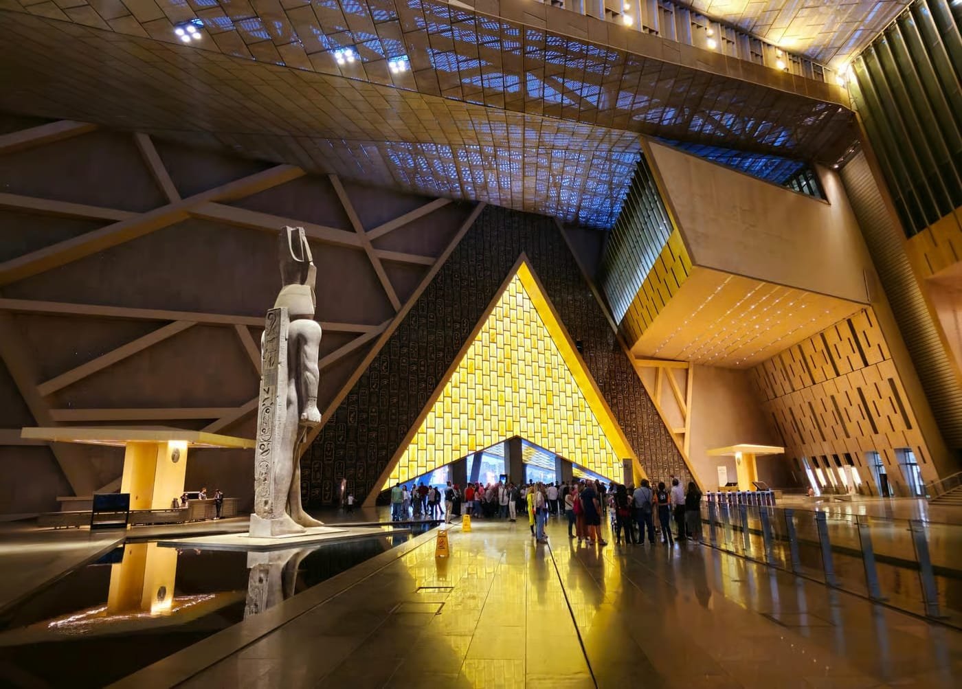 Grand Egyptian Museum interior hall