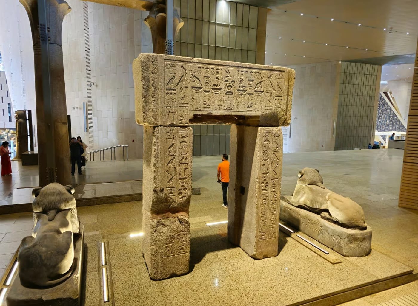 Royal artifacts at the Grand Egyptian Museum