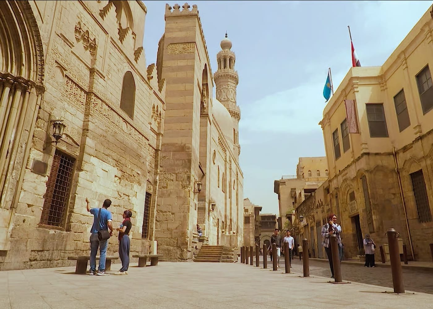 Old Cairo street and heritage architecture