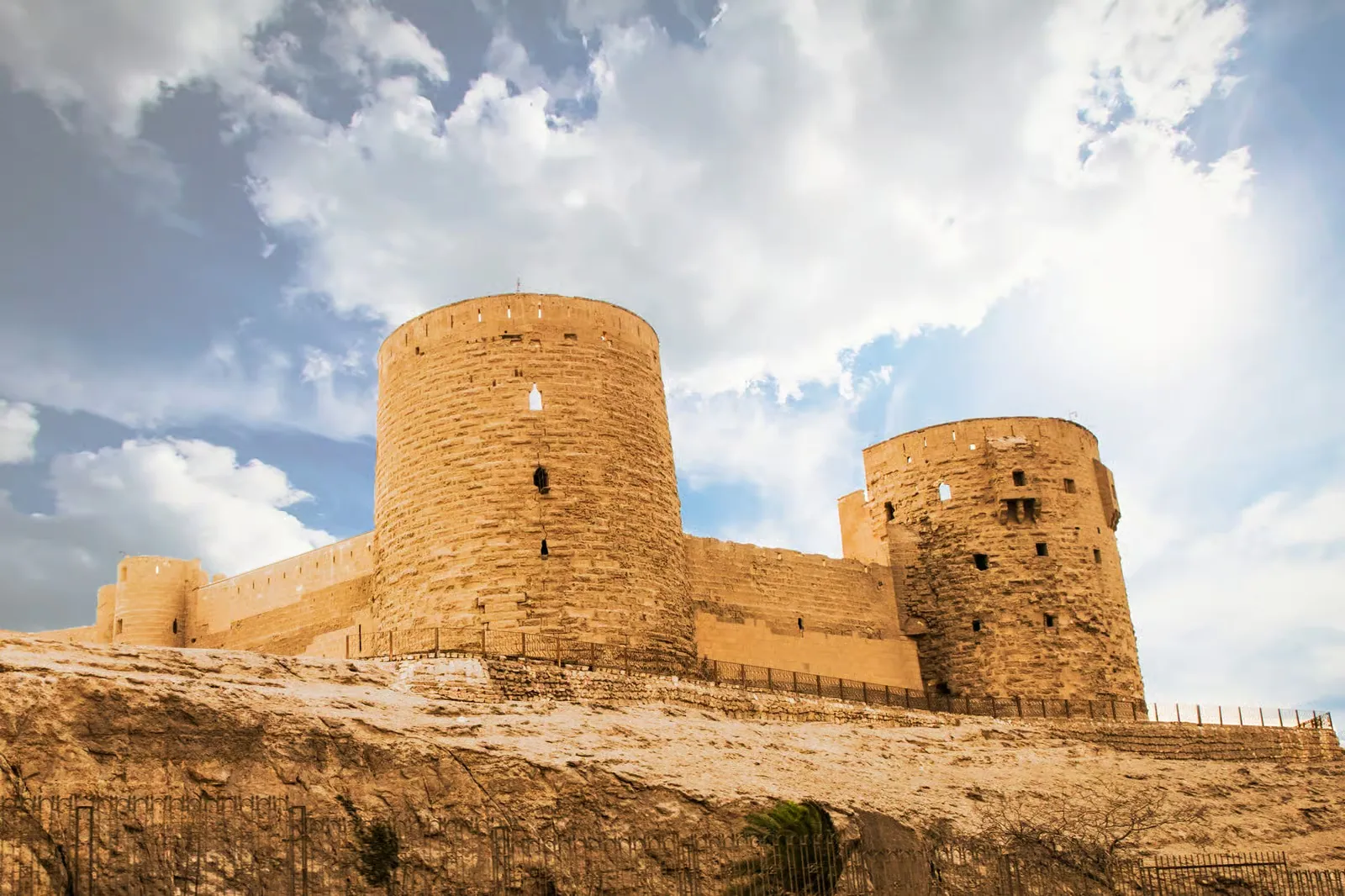 The medieval walls of the Citadel