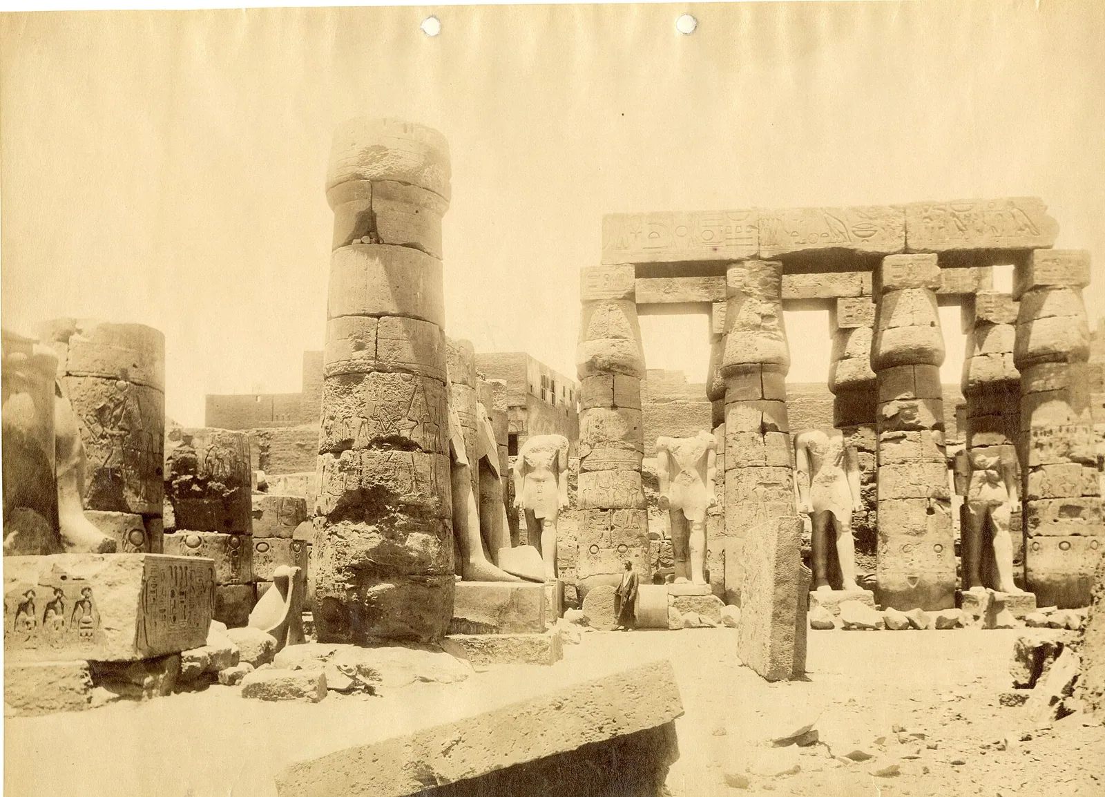 stock free/luxor/luxor 191 theban region luxor temple 19th century pictu - Egypt Christmas Week Tour 2026: Best Packages