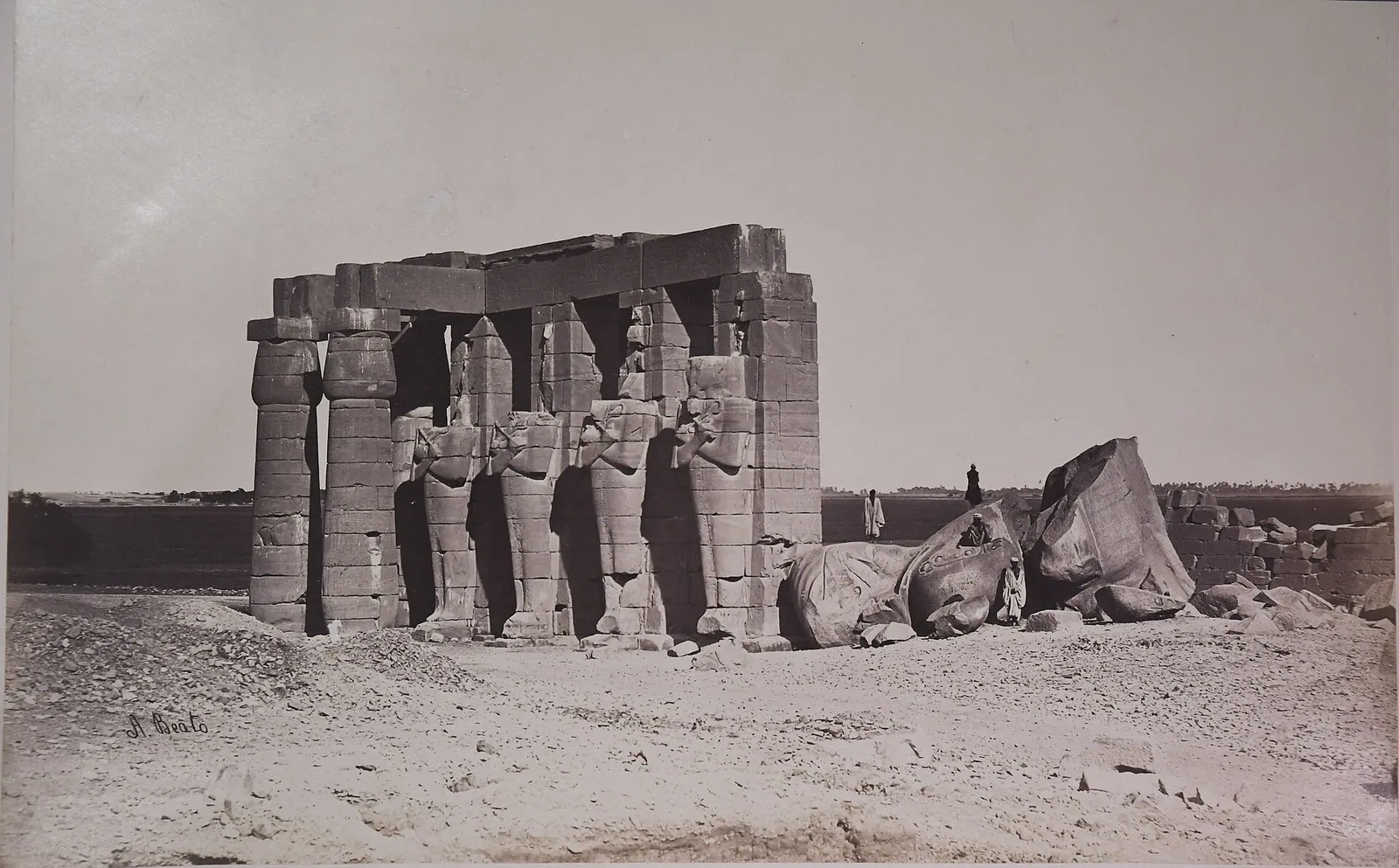 stock free/luxor/luxor 214 theban region ramesseum area 19th century pic - Mount Sinai Sunrise Hike from Sharm El Sheikh
