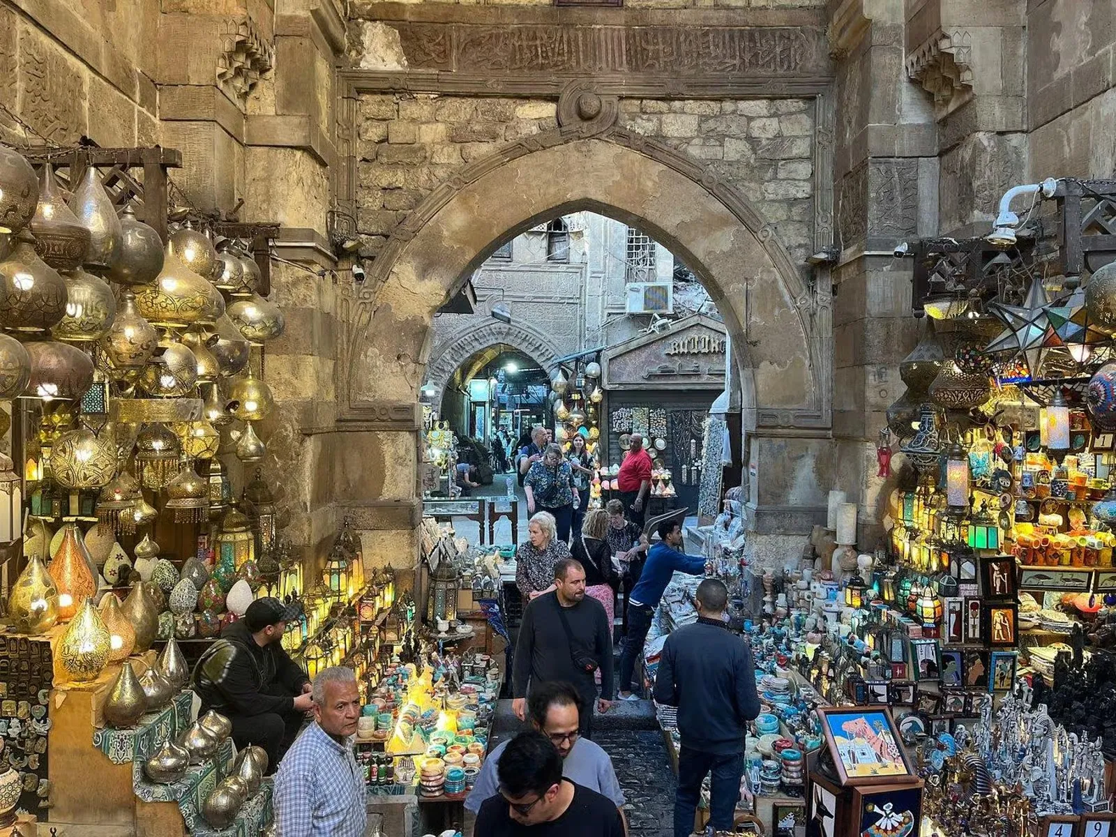 The lantern-lit lanes of Khan el-Khalili bazaar