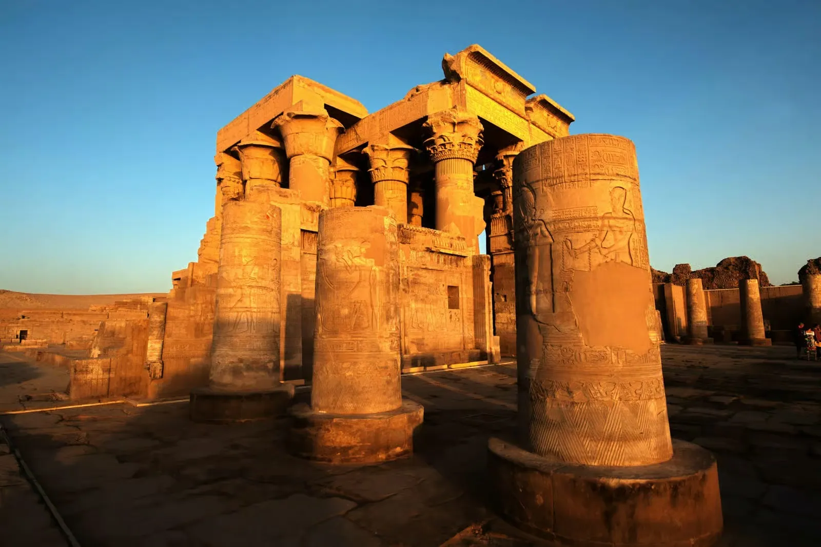 Kom Ombo Temple at golden hour