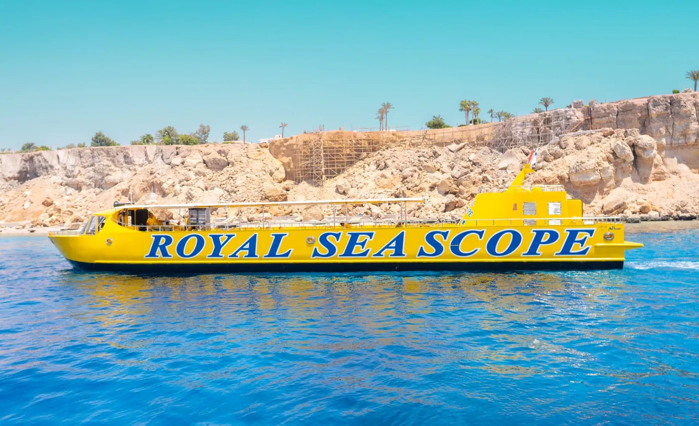 The yellow Royal Seascope semi-submarine