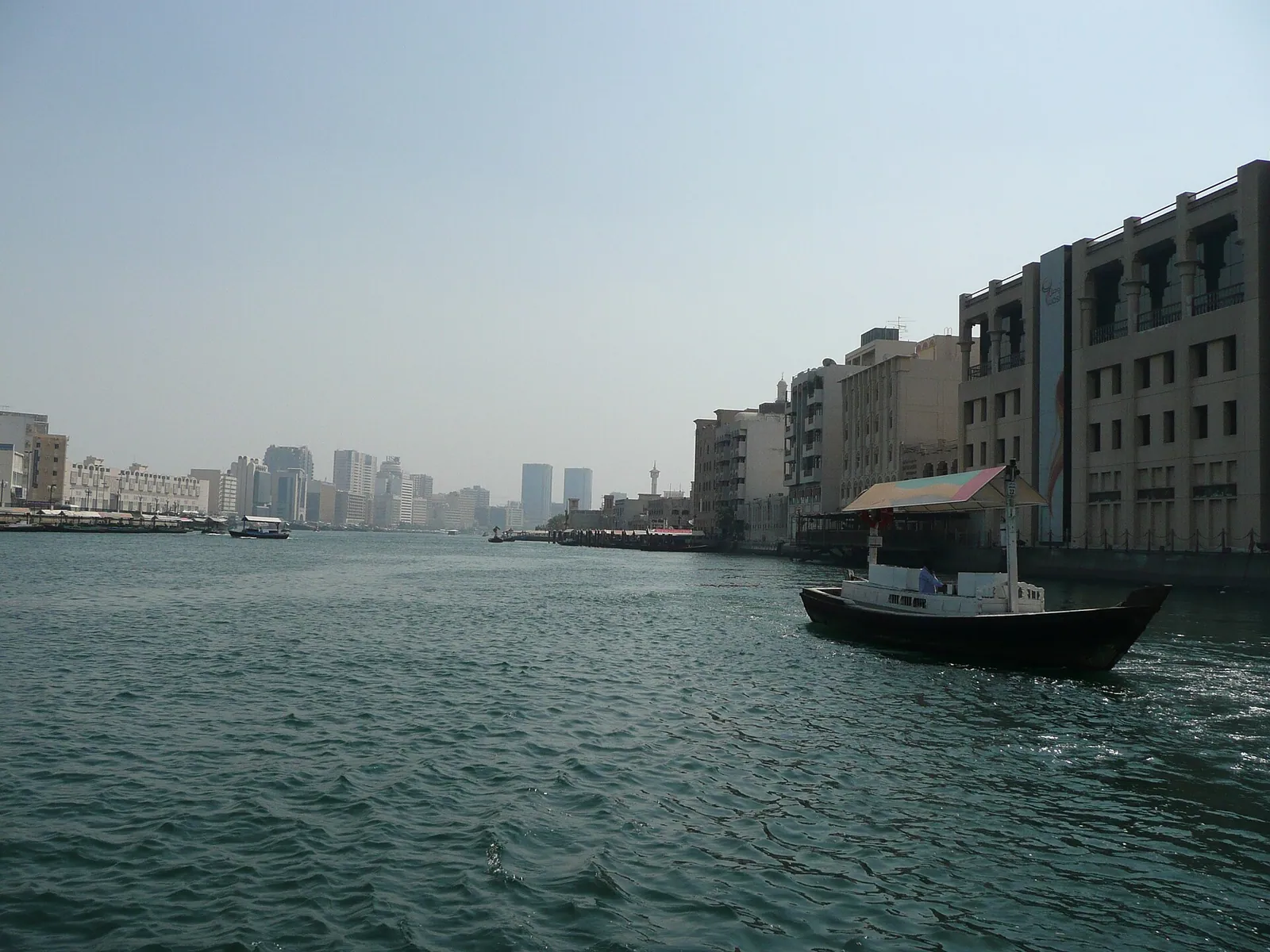 An abra on Dubai Creek