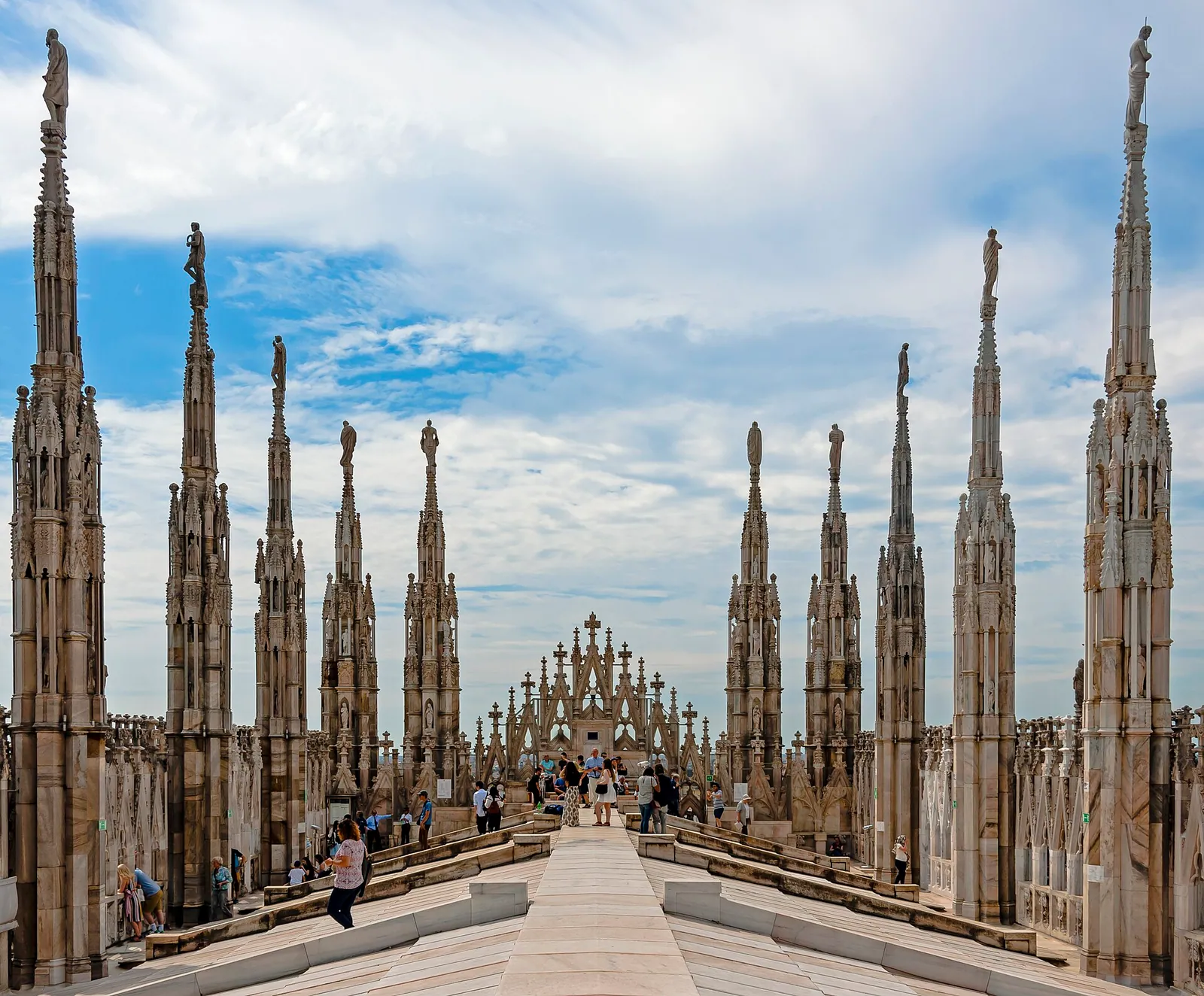 Milan Cathedral rooftop