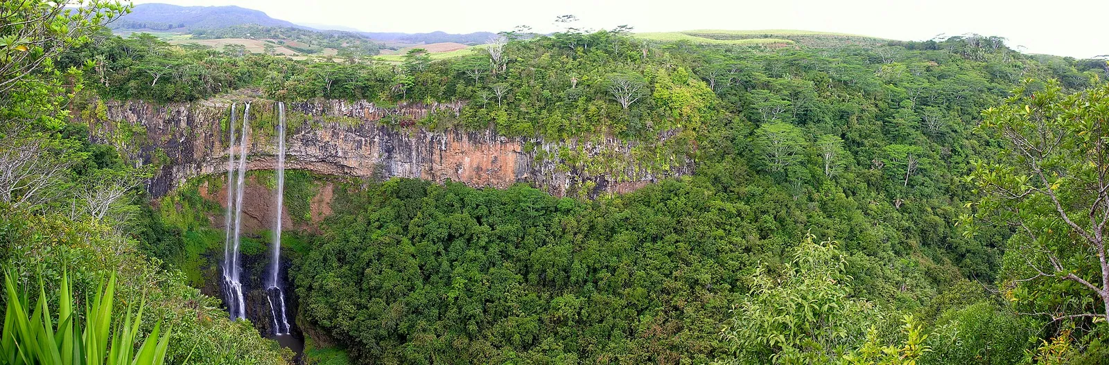 The Chamarel gorge