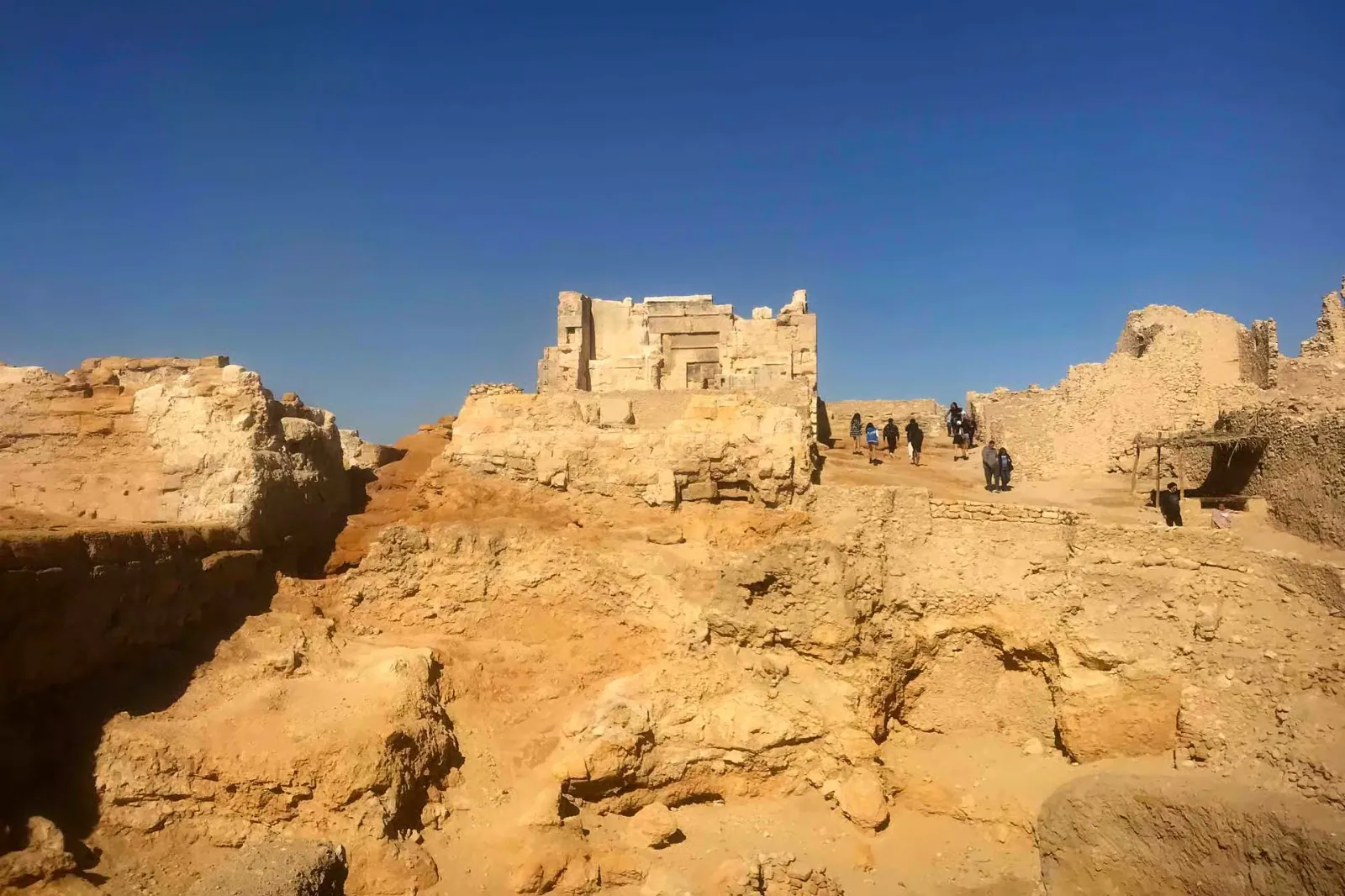 The ruins of the Mountain of the Dead / Oracle Temple area