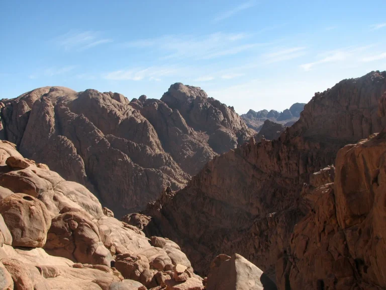 Granite peaks of the South Sinai mountains