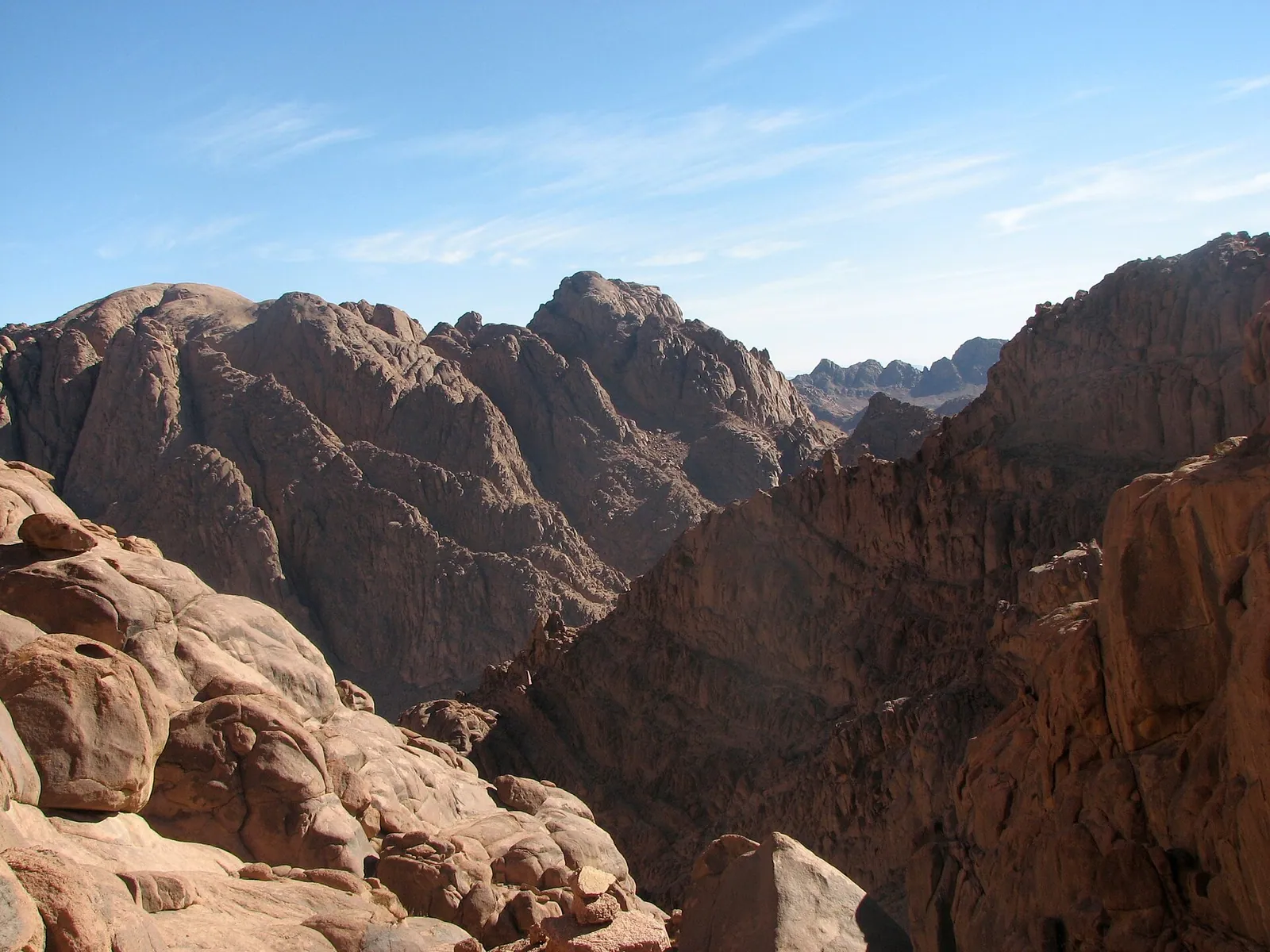 The South Sinai mountains