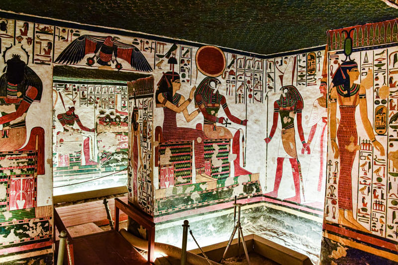 Valley of the Nobles tomb paintings Luxor